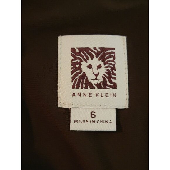 Anne Klein Womens Polka Dot Fit & Flare Dress Size 6 Polyester/Elastane - Picture 2 of 3